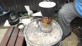 wood pellets in the wild stove [upl. by Gylys]