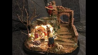 presepe con scarti di polistirolo e gesso [upl. by Sama938]