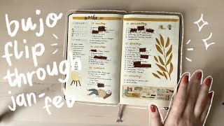 Bullet Journal Flipthrough JanFeb amp Lieblingstools deutschgerman [upl. by Anana12]