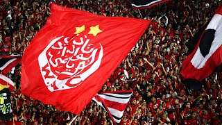 حمرا وبيضا زآآهية 🔴⚪ حذآآآري حذآآآري 😱 جماهير الوداد تزلزل مركب محمد الخامس [upl. by Mariquilla]