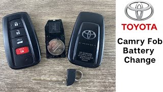 How To Change A Toyota Camry Remote Fob Smart Key Battery 2018  2021 DIY Remove Replace Tutorial [upl. by Koppel245]