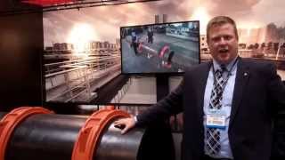 Victaulic Advanced Groove System AGS™ for Water amp Wastewater Piping  WEFTEC 2013 [upl. by Ynagoham]