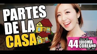 APRENDE LAS PARTES DE LA CASA EN COREANO EN SOLO 3 MINUTOS  CLASE 44  JiniChannel [upl. by Kimmel]