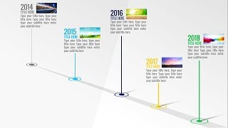 Animated PowerPoint Timeline Slide Design Tutorial [upl. by Benil]