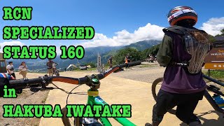 Ricchans on Specialized STATUS 160 in Hakuba Iwatake MTB Park [upl. by Kinelski]