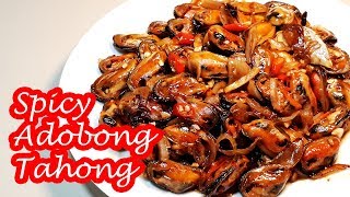 SPICY ADOBONG TAHONG  SPICY MUSSELS ADOBO [upl. by Ramon]