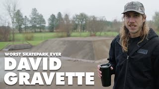 THE WORST SKATEPARK EVER w David Gravette  Philomath Oregon [upl. by Honig]