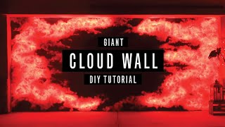 How to Make a Giant LED RGB Cloud Wall DIY Tutorial [upl. by Nwahsan399]