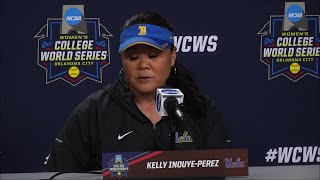 UCLA on facing OU softball team pitcher Kelly Maxwell in the WCWS [upl. by Ddene]