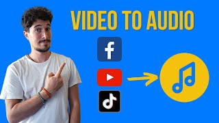 How to Extract Audio from Any Video [upl. by Ardnazxela]