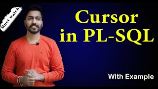 What is Cursor in PLSQL with example [upl. by Aratahs433]