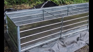 VidaXL Galvanised Raised Bed [upl. by Lumpkin]