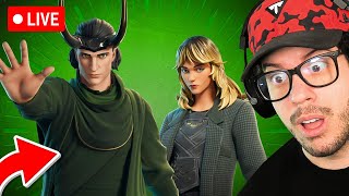 🔴LIVE  FORTNITE SEASON 3 is COMING SOON New Loki Collab [upl. by Karyl]