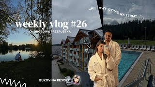 chorobowa przepustka jesienne spacerki przegląd SINSAY i chillowy wypad na termy  WEEKLY VLOG 26 [upl. by Chip]