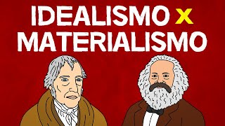 Idealismo x Materialismo HistóricoDialético  Marx e Hegel [upl. by Nerta]