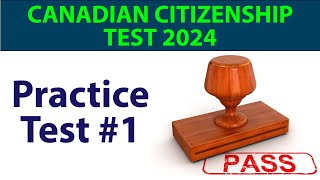 Canadian Citizenship Test 2024  Practice Test 1 [upl. by Lavinie475]