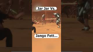 Jar Jar Binks KILLS Jango Fett Is THIS Better Than The Original starwars shorts [upl. by Strader]