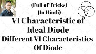 VI Characteristic of Ideal Diode Electronic Devices28 by SAHAV SINGH YADAV [upl. by Mulderig813]