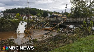 Drinking water crisis in North Carolina days after flooding disaster [upl. by Acinom324]