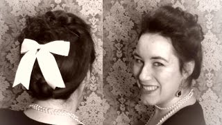 Late Victorian Early Edwardian Updo [upl. by Mook]