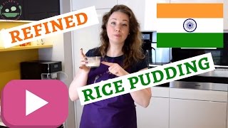 INDIAN PHIRNI Recipe  Refined Indian Rice Pudding [upl. by Ecirted]