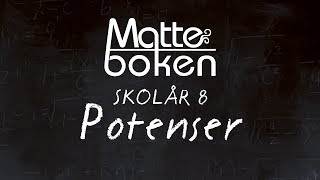 Potenser lektion 1  Skolår 8 [upl. by Anawad683]