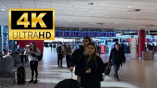 Prague Airport Walking Tour  Explore Terminals 1 amp 2 in 4K HDR Czechia  POV Experience [upl. by Rae]