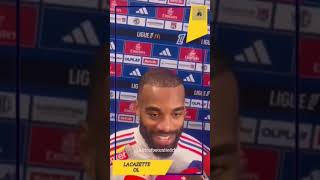 OL 10 ASSE Lacazette Cétait mon premier derby au Groupama Stadium et sûrement le dernierquot [upl. by Annayr]