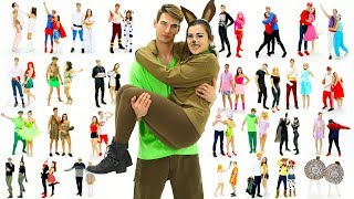 30 LastMinute COUPLE Halloween Costume Ideas DIY Costumes  CloeCouture [upl. by Fleck]