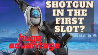 Why you should ALWAYS put the shotgun in the first slot in Fortnite Weapon ordering in Fortnite [upl. by Ateekahs163]