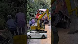 Amazing Huge Container Truck Pertamina Tanker Truck amp Cement Mixer Like Chris Tayo And Friends👻🧞 [upl. by Ewnihc223]