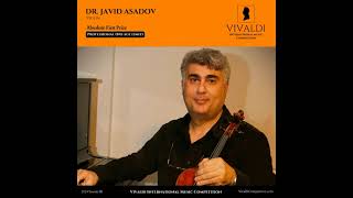 Cavid ASADOV Live INTERNATIONAL AVIVALDI MUSIC COMPETITION 2024 [upl. by Lundeen]