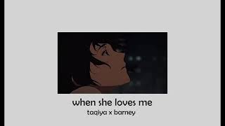 Barney Sku  When She Loves Me Official Audio [upl. by Kcirdet]