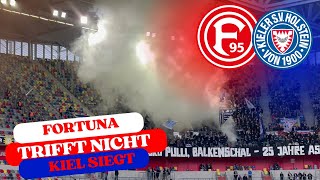 DÜSSELDORF SCHIEẞT KEIN TOR Kieler gewinnen Fortuna vs Kiel  FANPRIMUS STADIONVLOG [upl. by Maritsa]