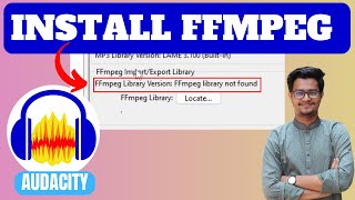 How to Install FFmpeg for Audacity  FFmpeg Library Not Found  Import M4A Audio File [upl. by Aerdnek]