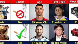 Comperison Between Cristiano Ronaldo vs Messi [upl. by Idette]