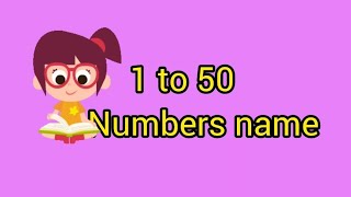 1 to 50 Spelling  1 to 50 Numbers name [upl. by Trudy]