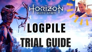 Horizon Zero Dawn  Logpile Trial Guide Nora Hunting Grounds [upl. by Akehsay]