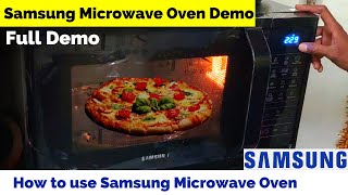 Samsung microwave oven demo ⚡ How to use Samsung Convection Microwave Oven ⚡ How to use samsung oven [upl. by Anett912]