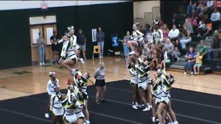 Laurens Raider Completive Cheer Routine [upl. by Bambi]