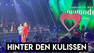 GNTM 2024 FINALE Hinter den Kulissen  DAS passiert in der Werbung der Show [upl. by Lyrahs]