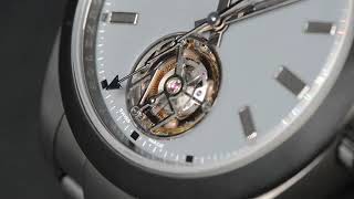 Rolex Milgauss Black Label  Inner Tourbillon Movement Workings [upl. by Epolenep704]