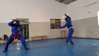 démonstration sabres vovinam viet Vo dao Sénégal [upl. by Yezdnil]