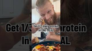 65 grams PROTEIN for breakfast protein breakfast muscle [upl. by Jobie]