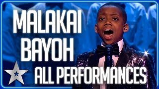 Every ANGELIC performance from Malakai Bayoh  Britains Got Talent [upl. by Reifel496]