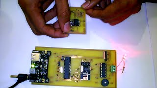 Remote controller designed using nRF24L01 and ATtiny85 [upl. by Abbi]