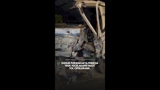 Dishub Purwakarta periksa truk kecelakaan maut Tol Cipularang [upl. by Goldarina]