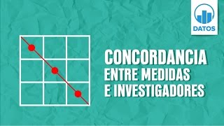 17 Concordancia entre medidas e investigadores  DATOS 20 MINI [upl. by Gainor]