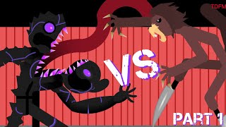 Bittergiggle Hellish 🆚 Beaver Garten of Banban 🆚 ONaF Stick Nodes Animation [upl. by Amalbena143]