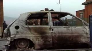 Northern Ireland Holy Cross dispute 2001 footage [upl. by Hitchcock281]